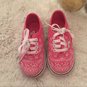 ladies pink vans size 6